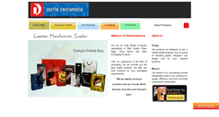 Desktop Screenshot of duttapaperbags.com